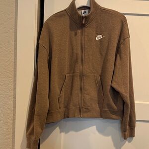 NWOT NIKE MOCK NECK FULL ZIP SWEATER SZ. M WOMANS